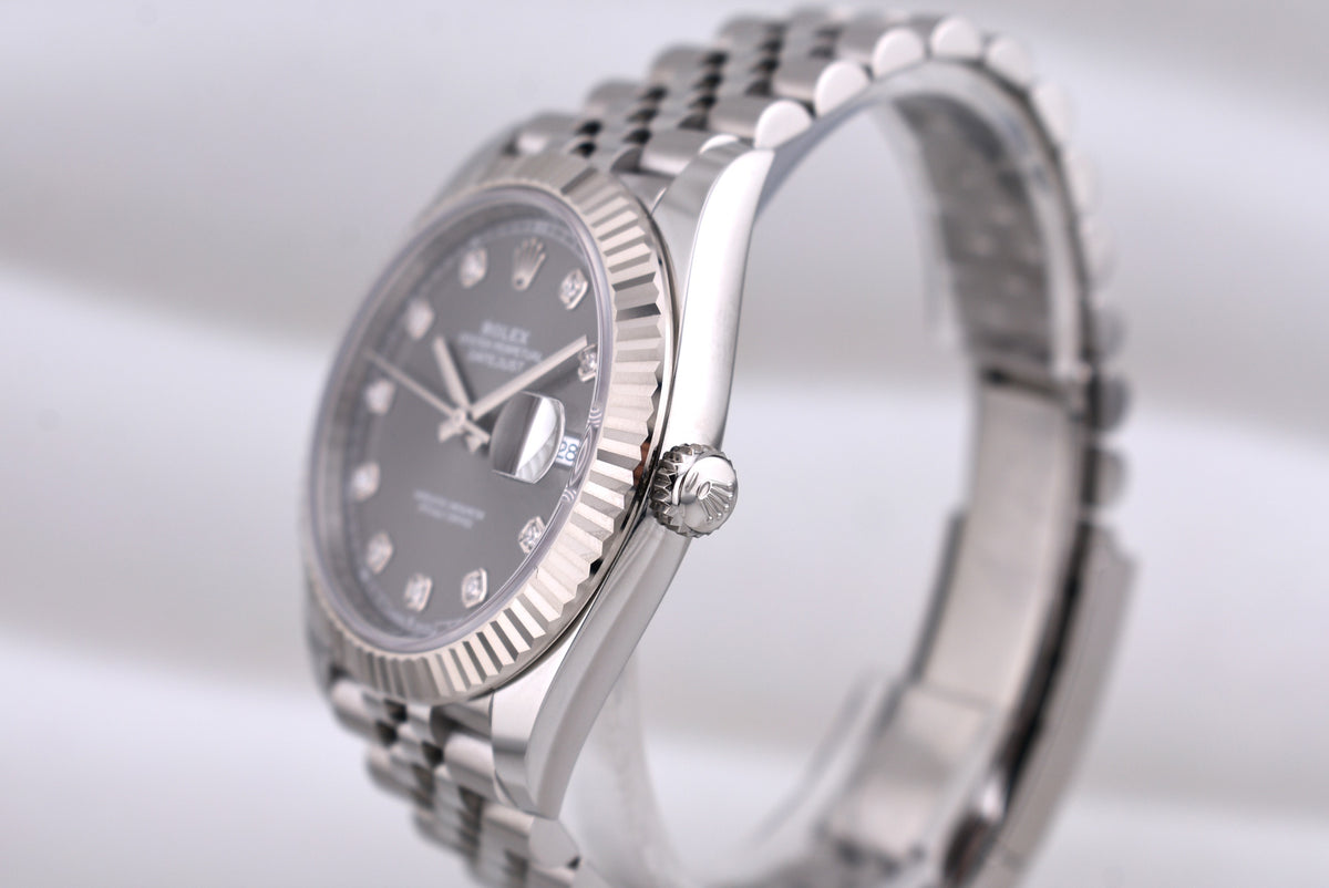 Rolex Datejust 41 Rhodium Diamond Dial 126334 2026