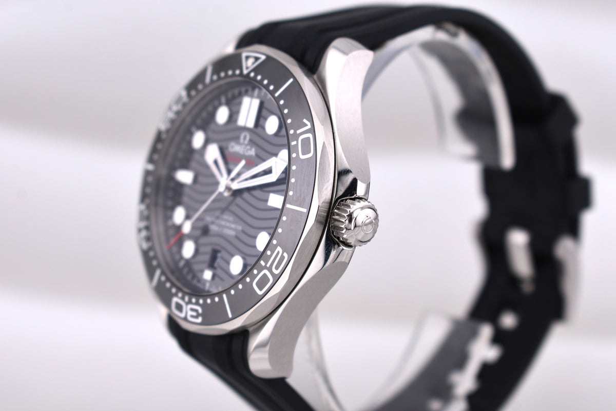 Omega Seamaster 300m Black Dial Rubber Band 210.32.42.20.01.001 2026