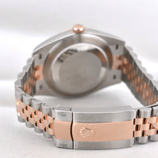Rolex Datejust 41 Two Tone Rose Gold Green Roman Dial 126331 2026