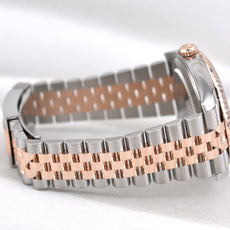 Rolex Datejust 41 Two Tone Rose Gold Green Roman Dial 126331 2026