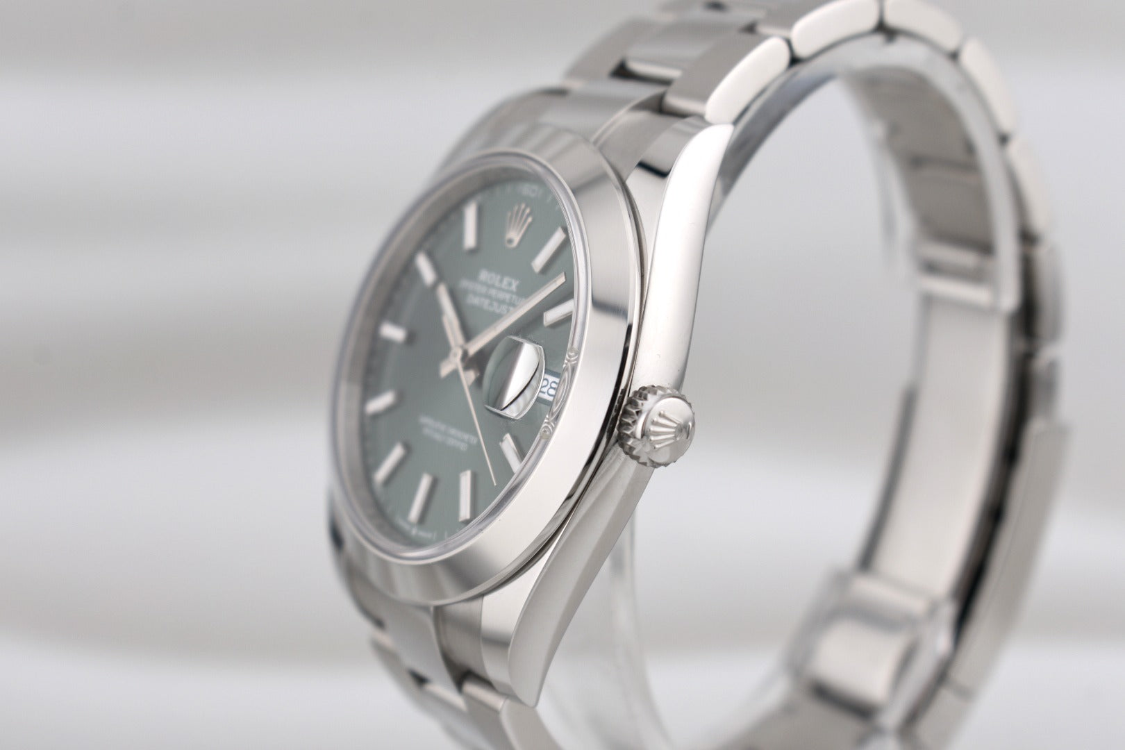Rolex Datejust 41 Mint Green Dial Oyster Band 126300 2025
