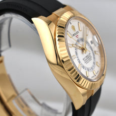Rolex Sky Dweller Yellow Gold Oysterflex White Dial 336238 2024