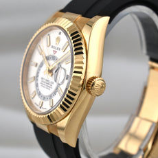 Rolex Sky Dweller Yellow Gold Oysterflex White Dial 336238 2024