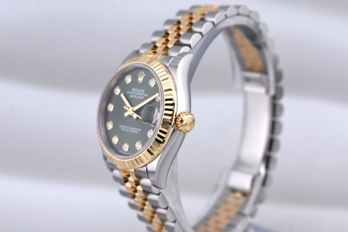 Rolex Datejust 31 Two Tone Olive Diamond Dial 278273 2026