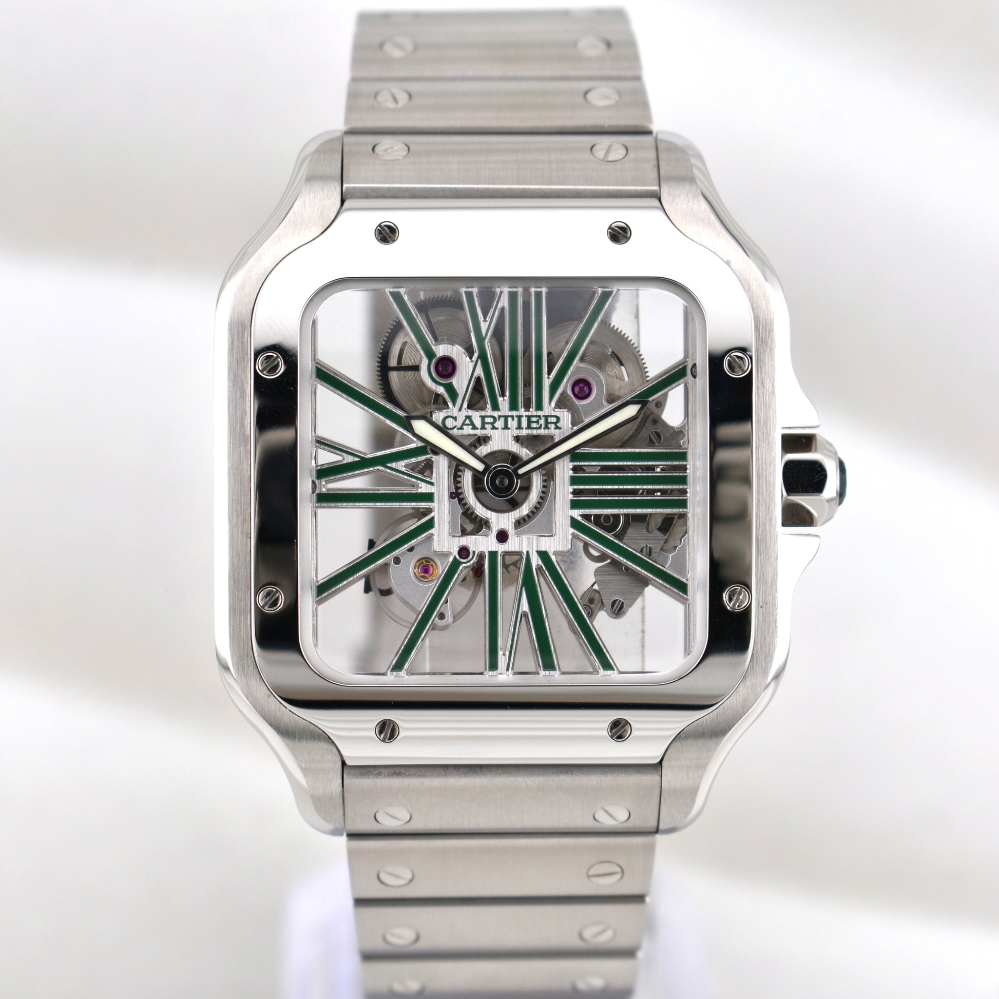 Cartier Santos Skeleton Dial WHSA0028 2024