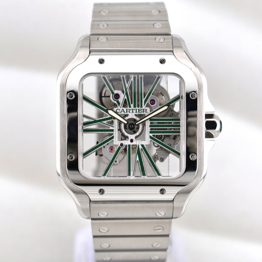 Cartier Santos Skeleton Dial WHSA0028 2024