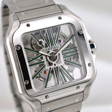 Cartier Santos Skeleton Dial WHSA0028 2024