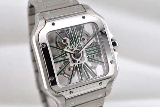 Cartier Santos Skeleton Dial WHSA0028 2024