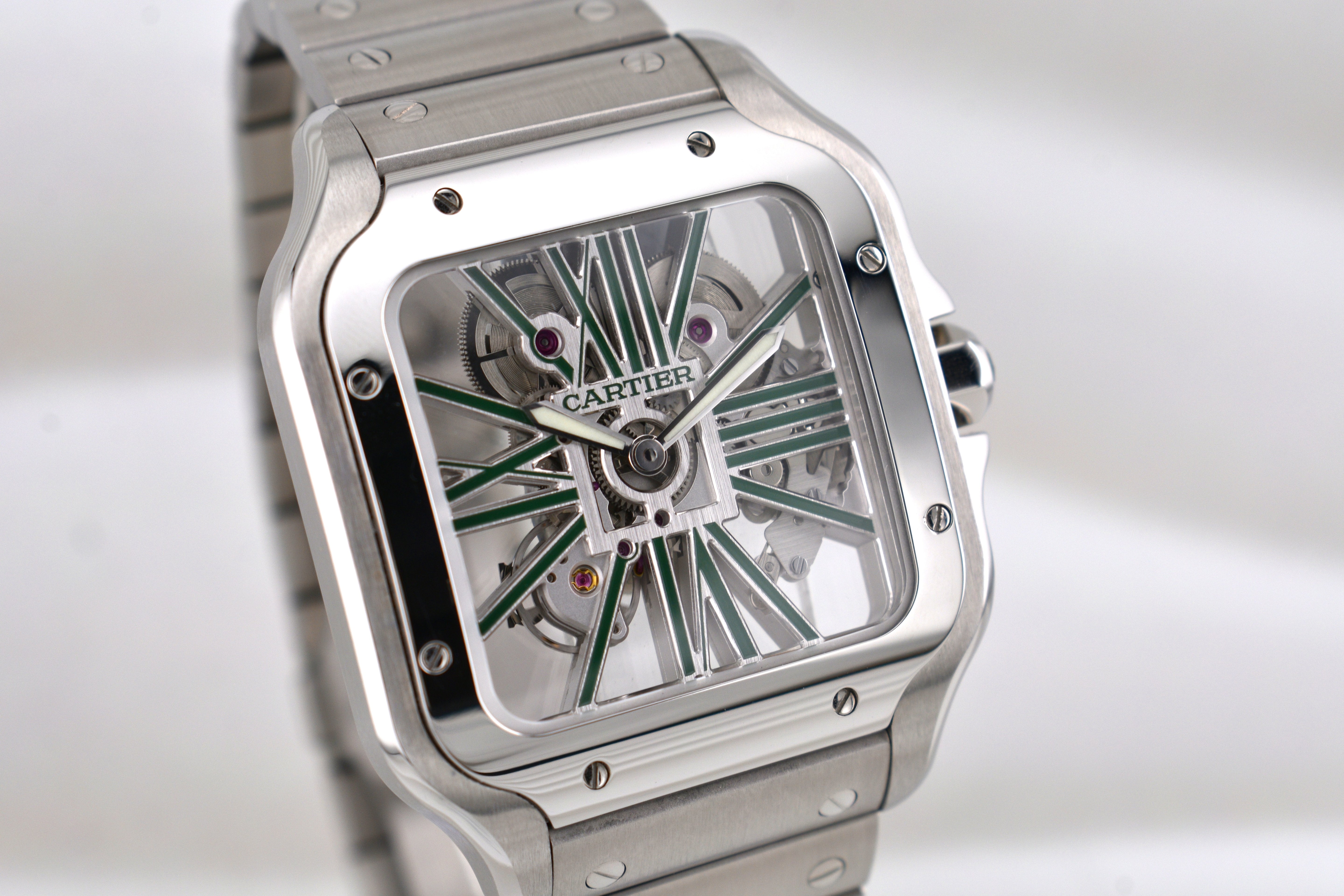 Cartier Santos Skeleton Dial WHSA0028 2024