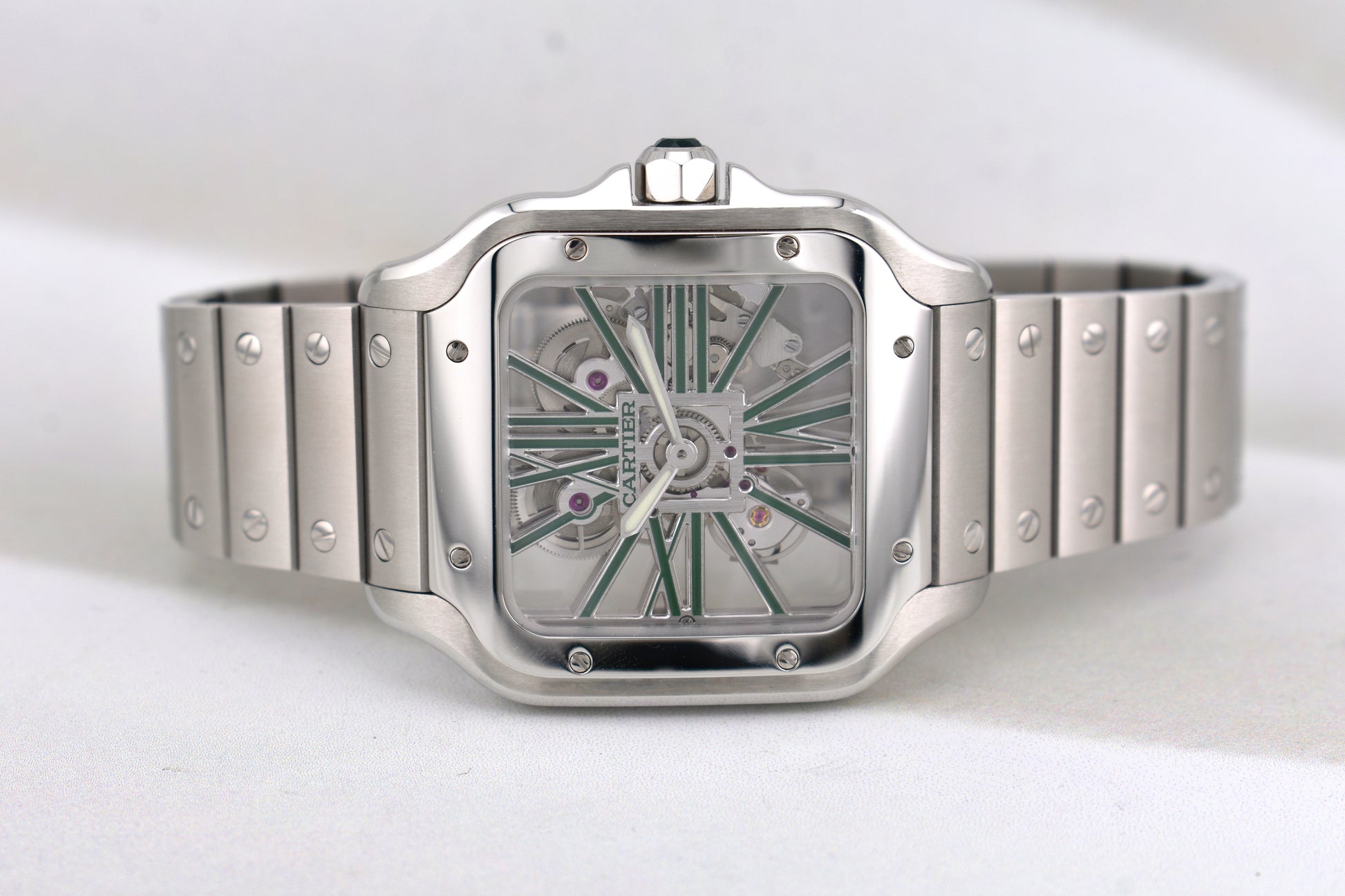 Cartier Santos Skeleton Dial WHSA0028 2024