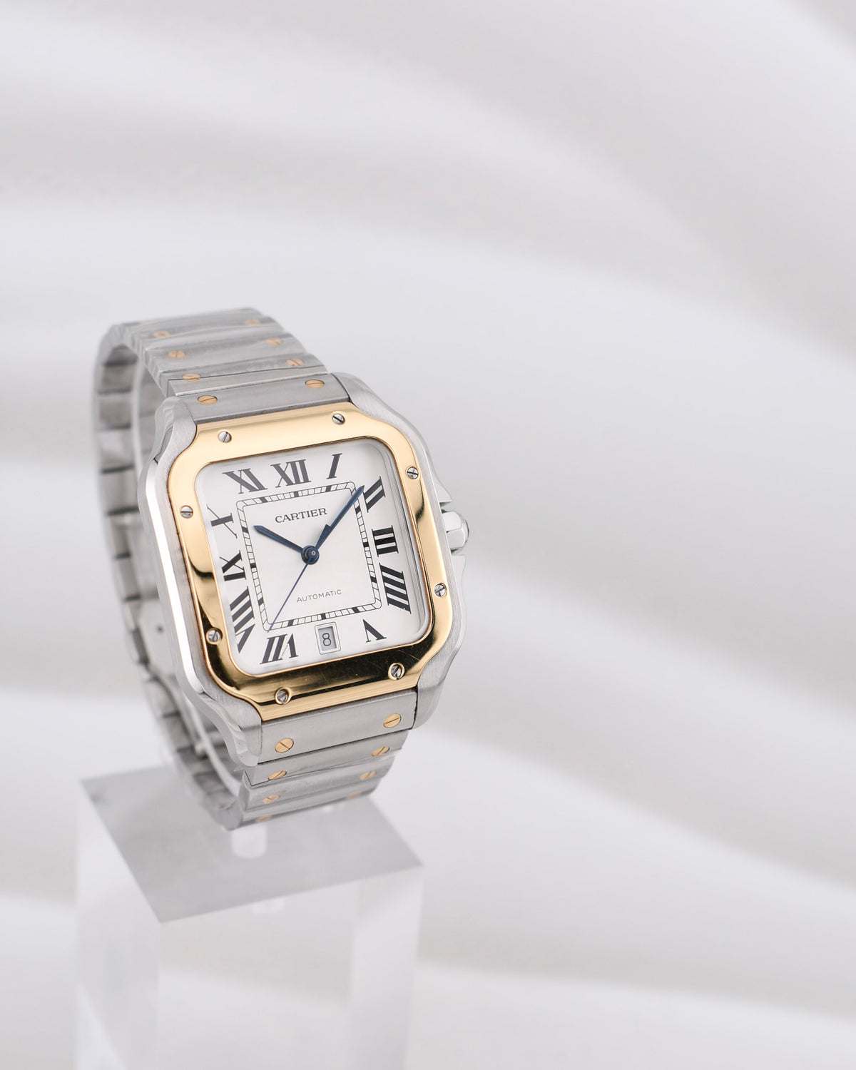 Cartier Santos De Cartier Large Two Tone Yellow Gold W2SA0009 2023