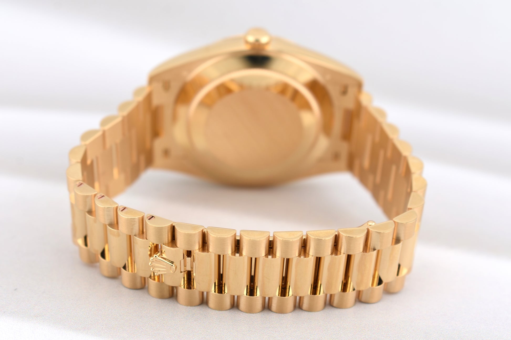 Rolex Day Date 40 Yellow Gold Champagne Baguette Diamond Dial 228238 2026