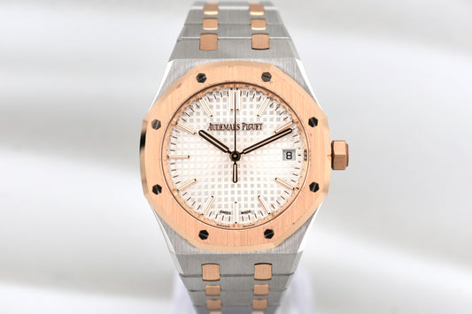 Audemars Piguet Royal Oak Selfwinding Pink Gold White Dial 1555SR 2024