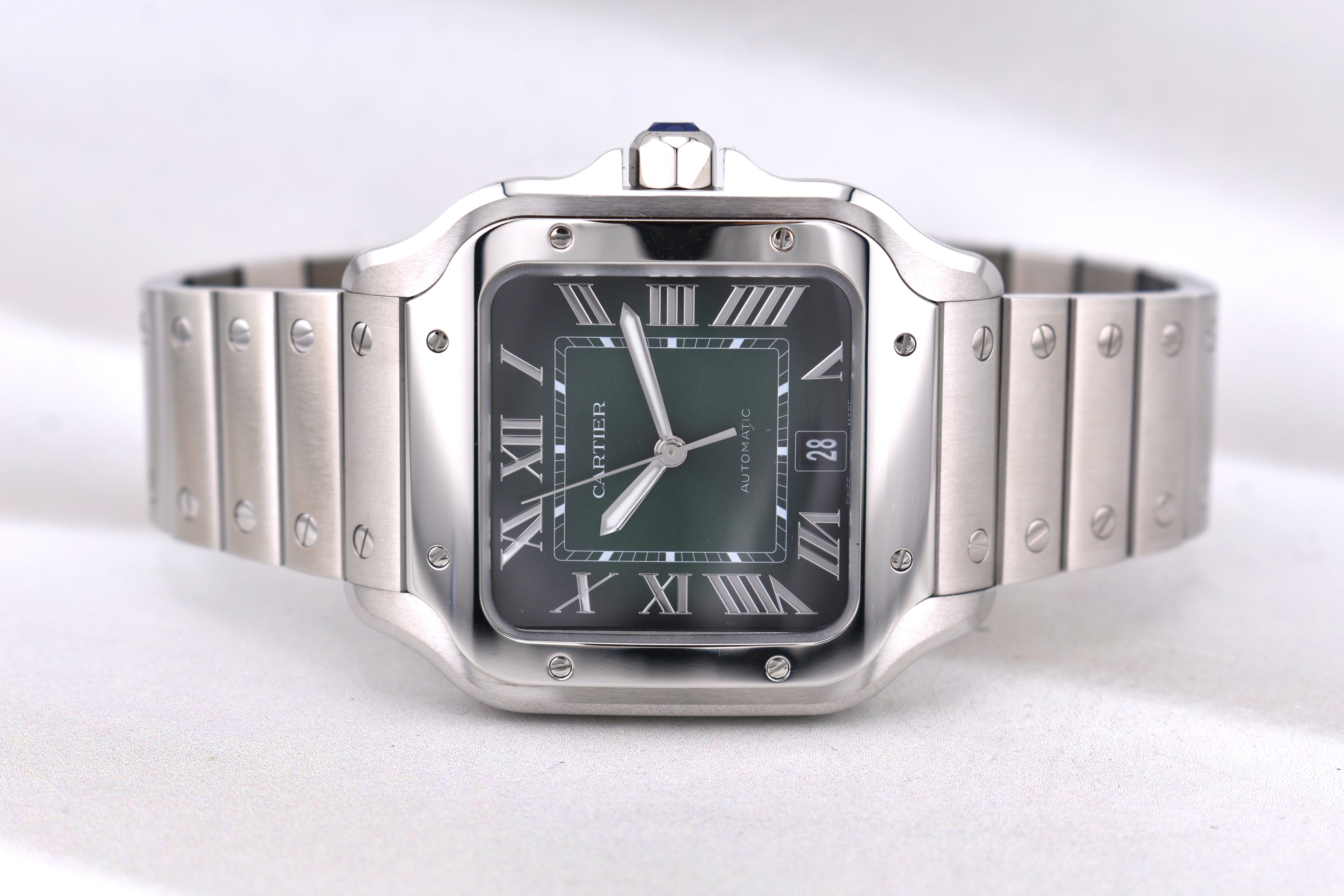 Cartier Santos Large Green Dial WSSA0062 2026