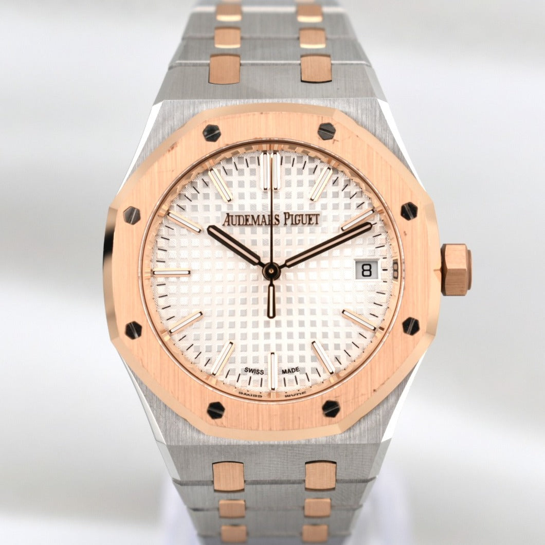 Audemars Piguet Royal Oak Selfwinding Pink Gold White Dial 1555SR 2024