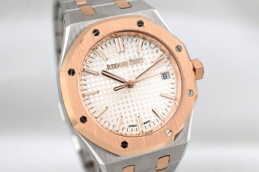 Audemars Piguet Royal Oak Selfwinding Pink Gold White Dial 1555SR 2024