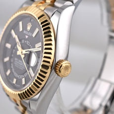 Rolex Sky Dweller Two Tone Black Dial Jubilee Band 336933 2023