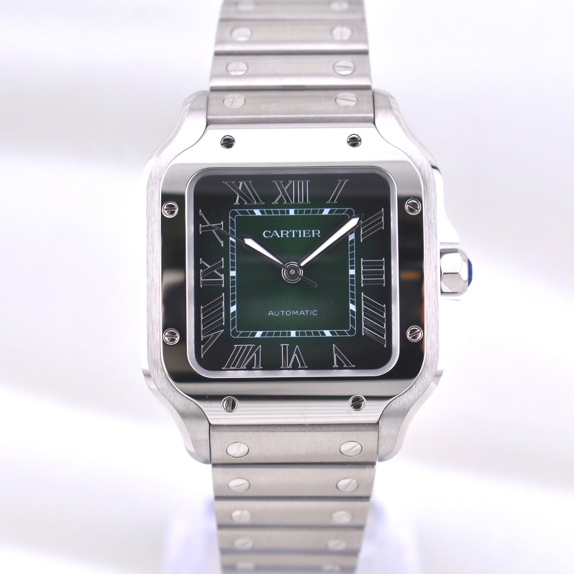Cartier Santos Medium Green Dial WSSA0061 2026