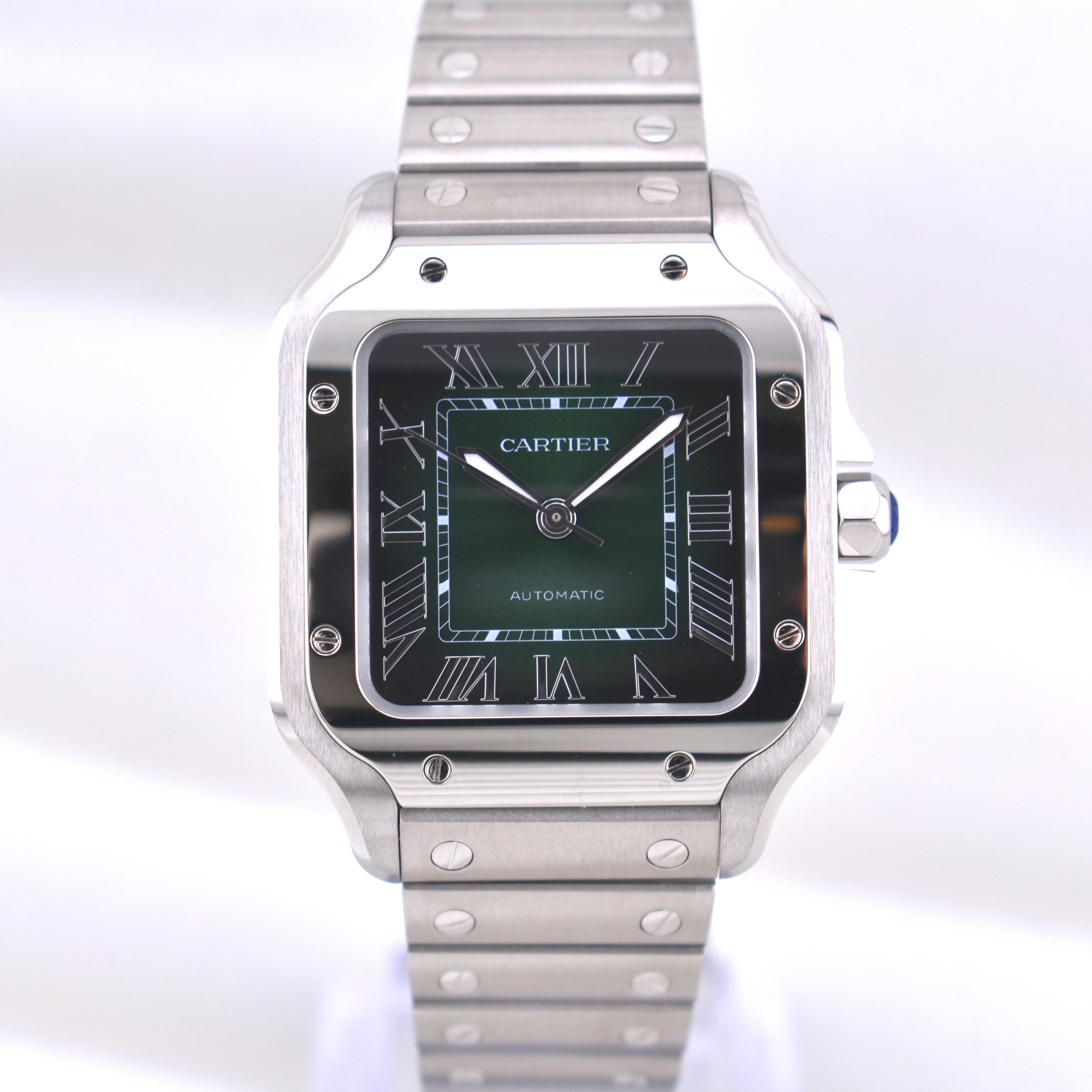 Cartier Santos Medium Green Dial WSSA0061 2026