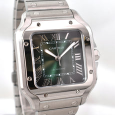 Cartier Santos Medium Green Dial WSSA0061 2026