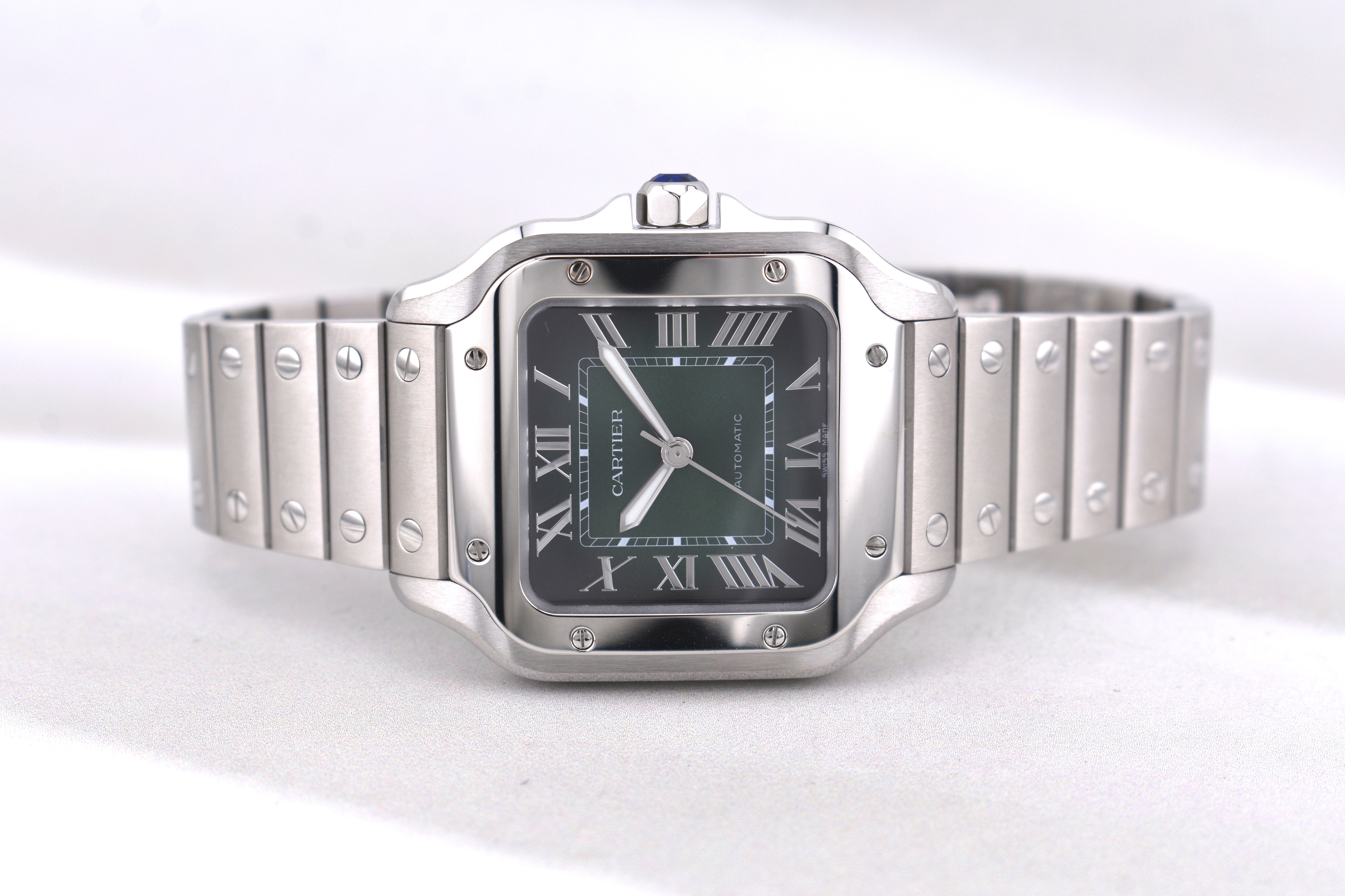 Cartier Santos Medium Green Dial WSSA0061 2026