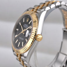 Rolex Datejust 41 Two Tone Black Index Dial 126333 2026