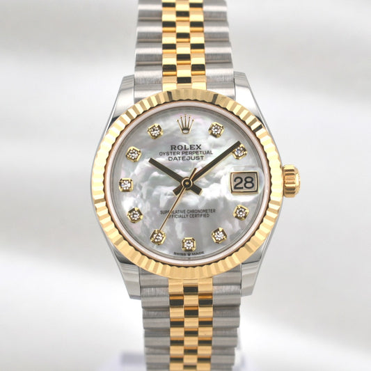 Rolex Datejust 31 Mother of Pearl Two Tone Yellow Gold 278273 2026