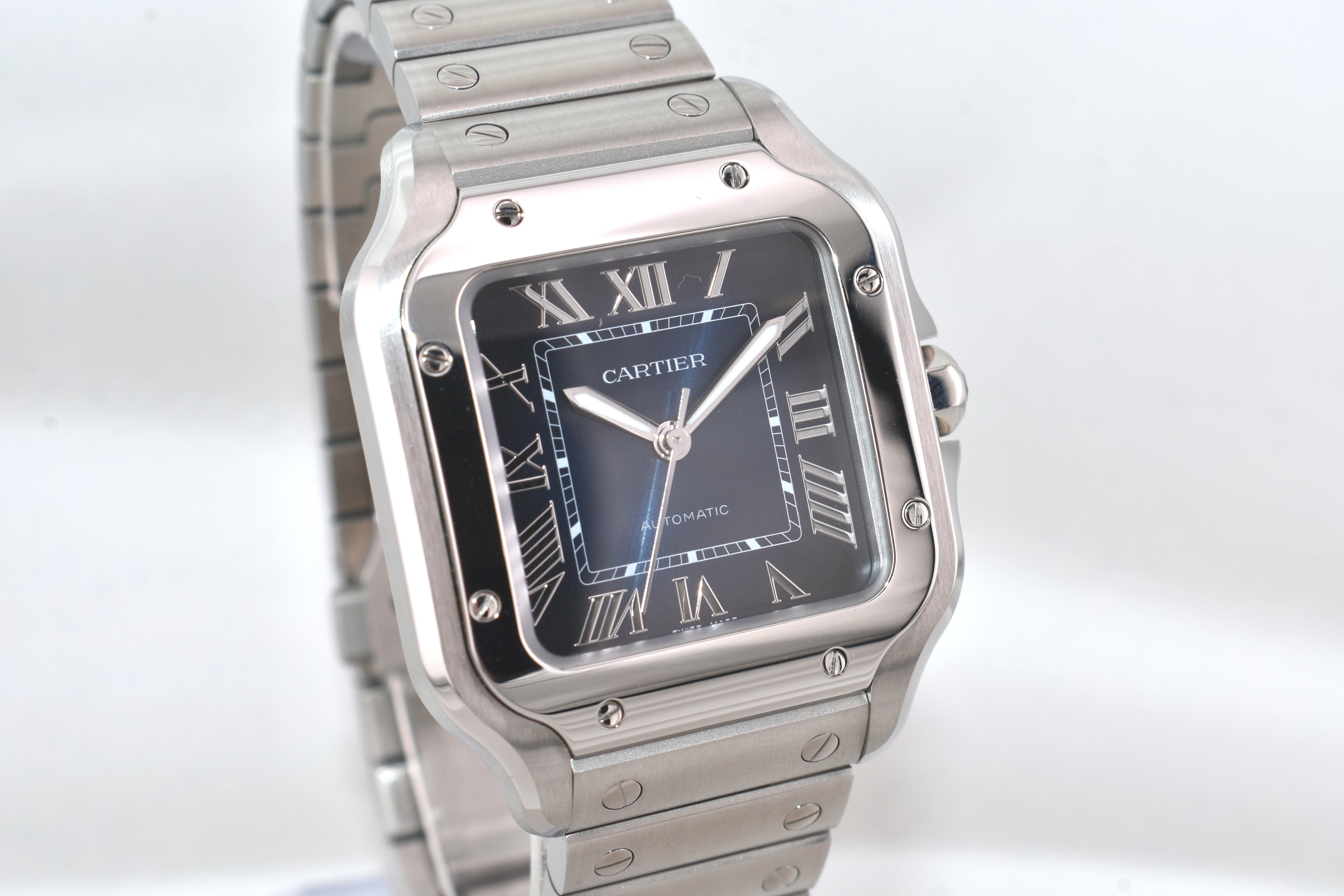 Cartier Santos Medium Blue Dial WSSA0063 2026