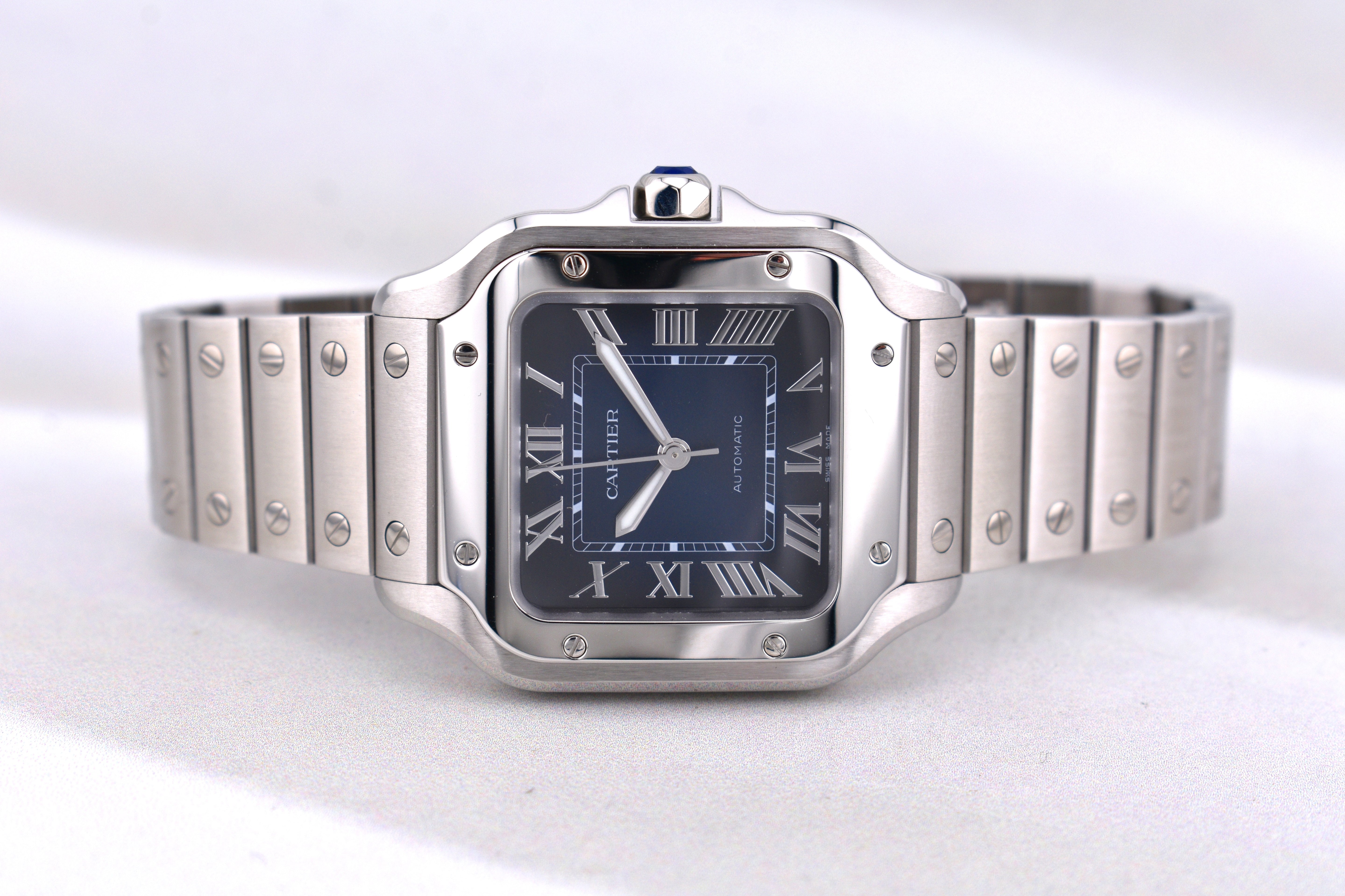 Cartier Santos Medium Blue Dial WSSA0063 2026