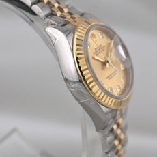 Rolex Lady Datejust 28 Two Tone Champagne Diamond Dial 279173 2026