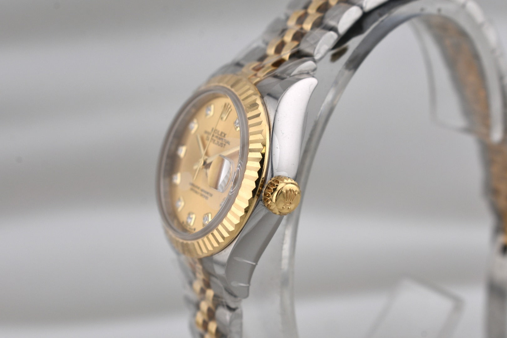 Rolex Lady Datejust 28 Two Tone Champagne Diamond Dial 279173 2026