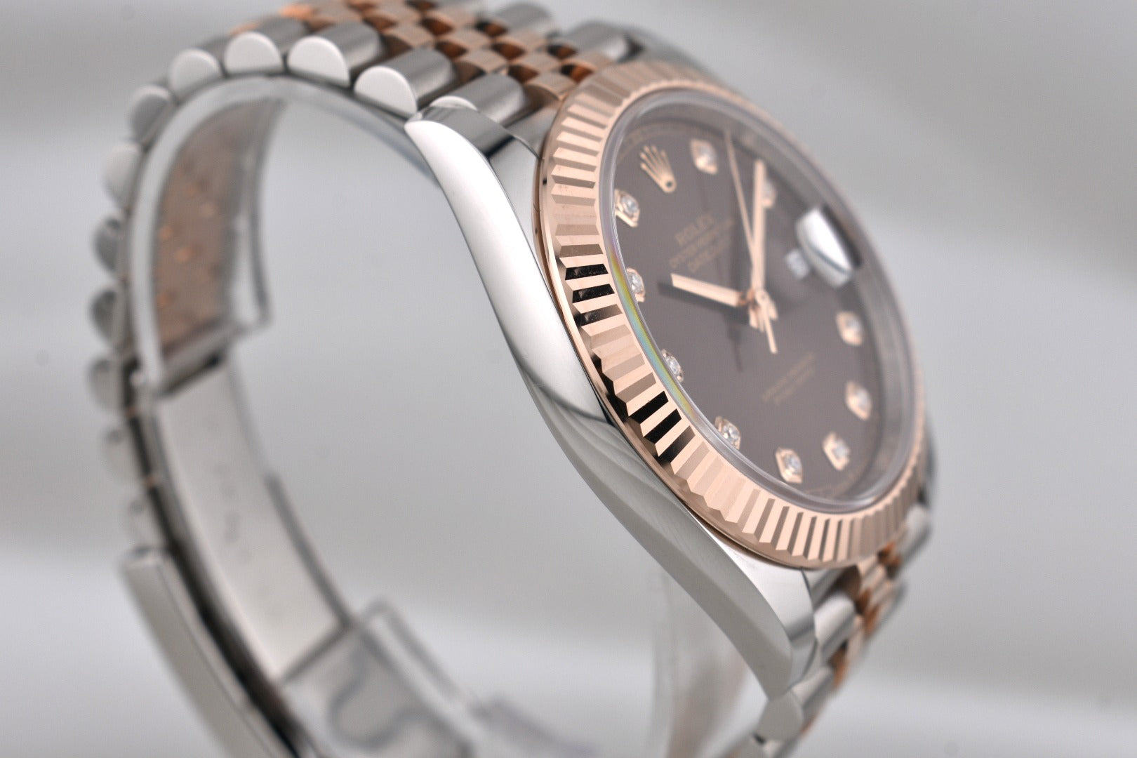 Rolex Datejust 41 Two Tone Chocolate Diamond Dial 126331 2026