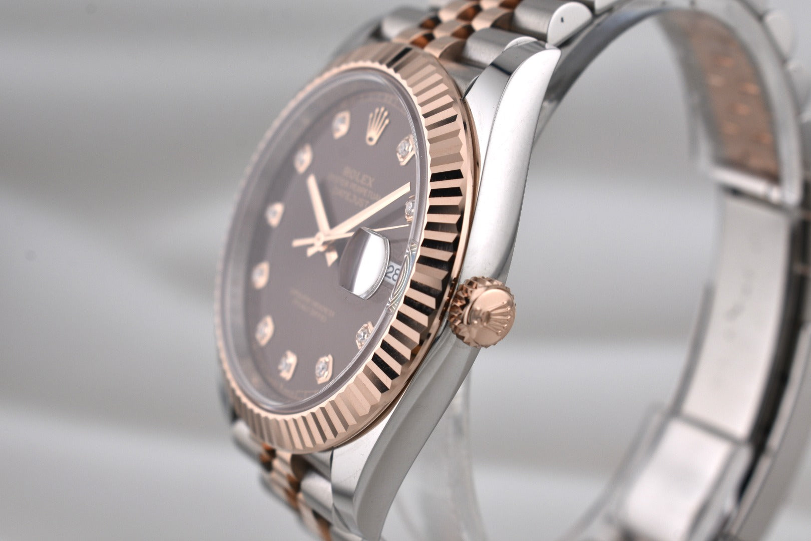 Rolex Datejust 41 Two Tone Chocolate Diamond Dial 126331 2026