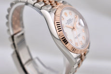 Rolex Datejust 36 Mother of Pearl Diamond Dial Two Tone Everose Gold 126231 2025
