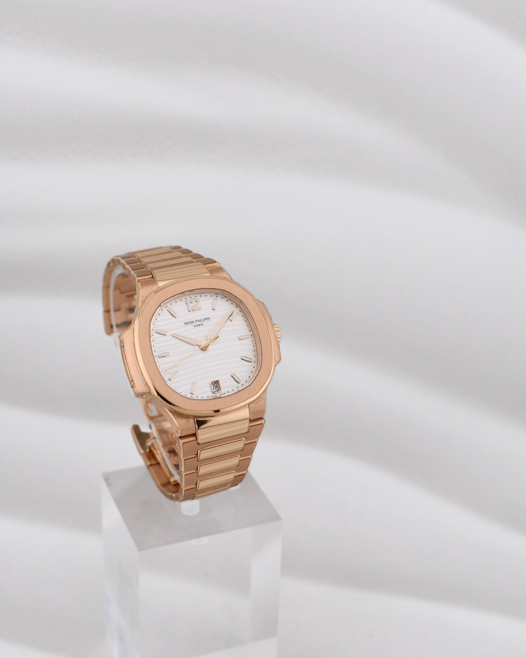 Patek Philippe Ladies' Nautilus Rose Gold White Dial 7118 2026