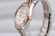 Rolex Datejust 36 Mother of Pearl Diamond Dial Two Tone Everose Gold 126231 2025