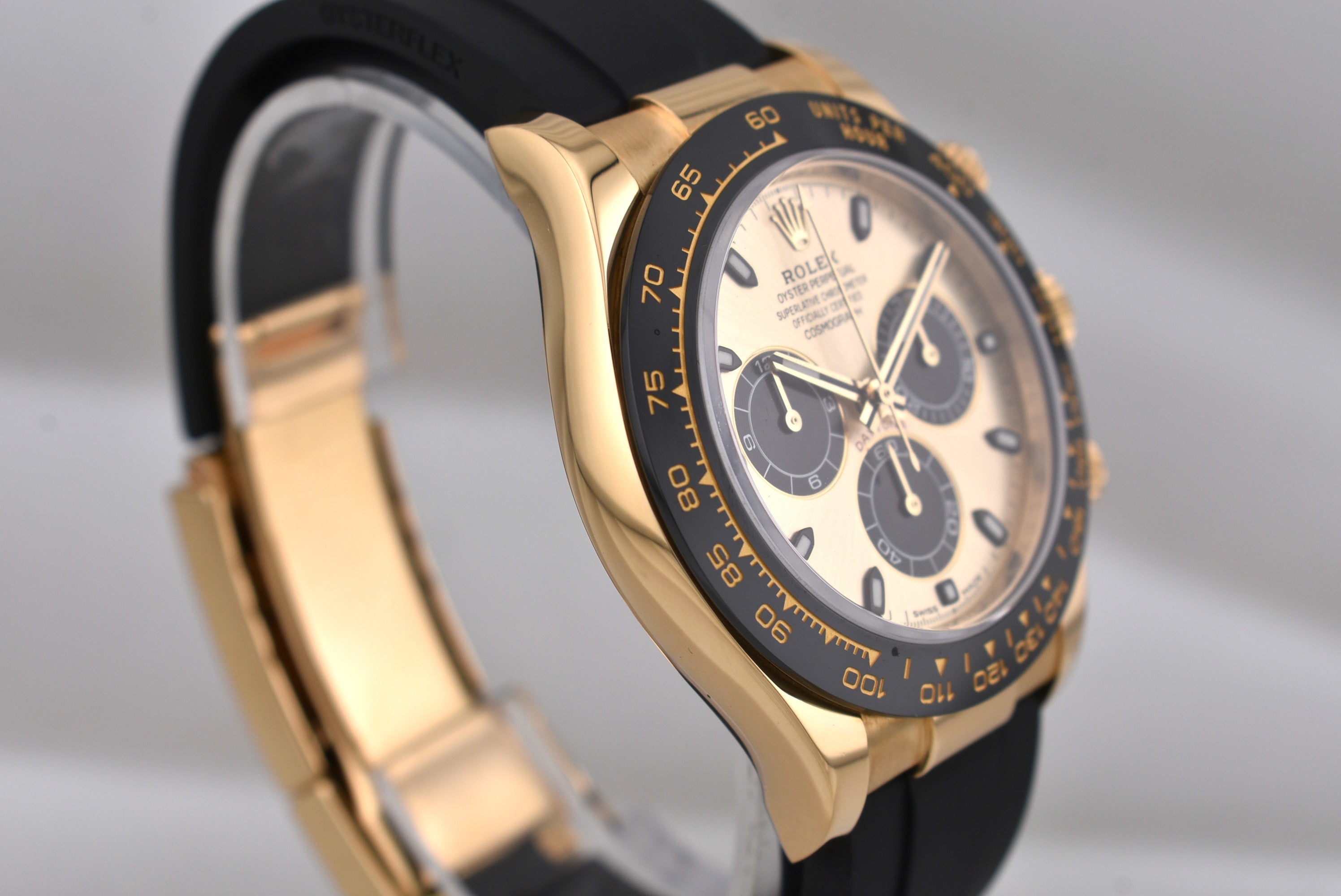 Rolex Cosmograph Daytona Yellow Gold 'Pikachu' Oysterflex 126518LN 2021