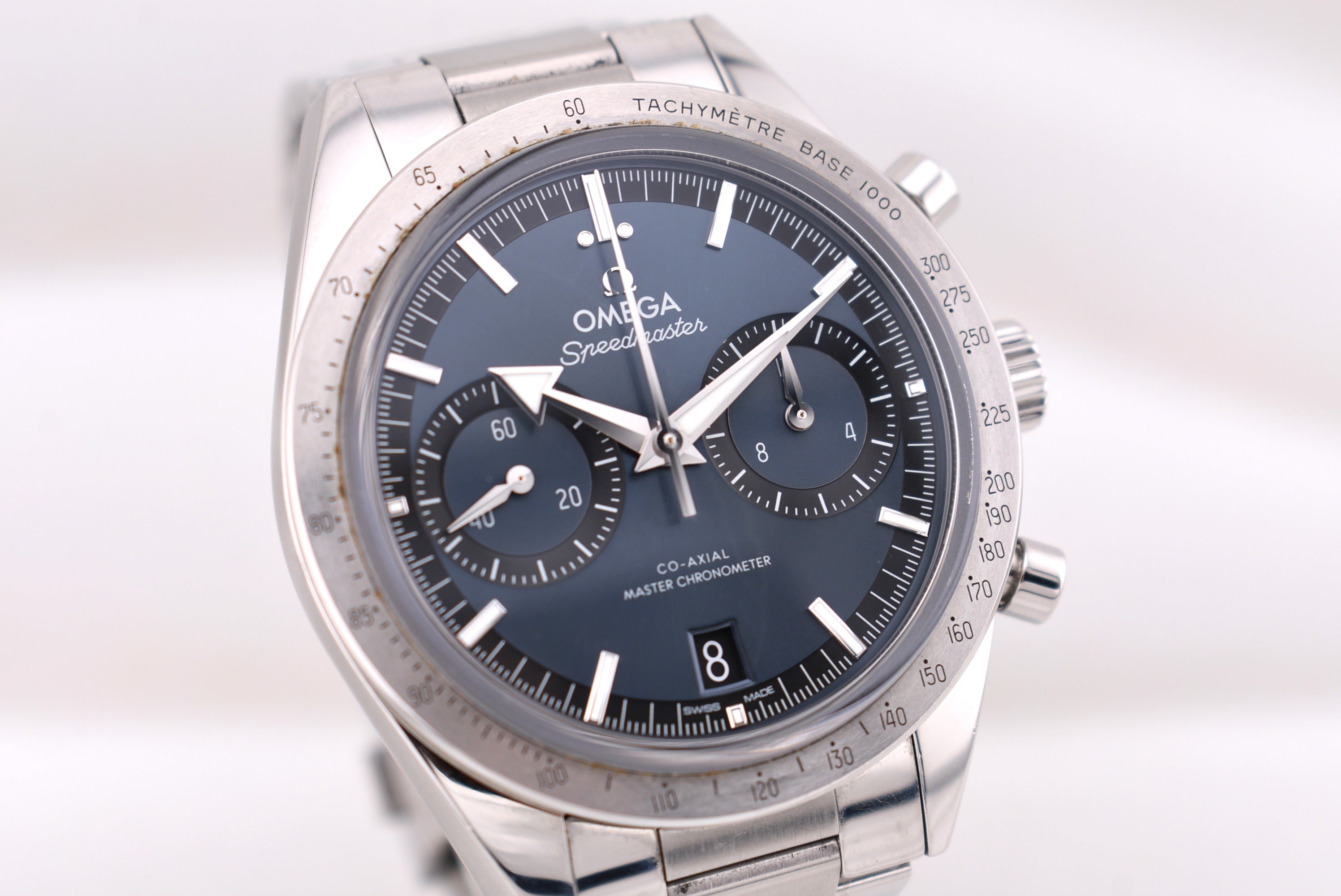 Omega Speedmaster 57 Co-Axial Master Chronometer Chronograph Blue Dial 332.10.41.51.03.001 2023