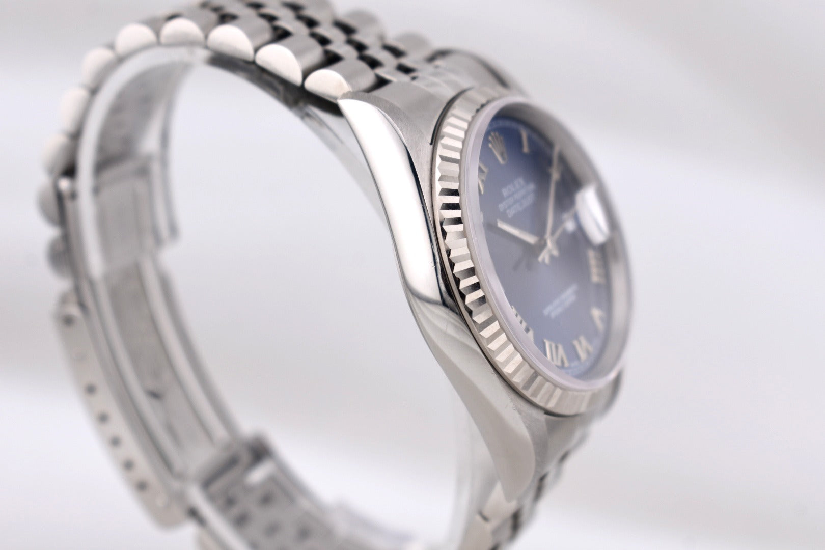 Rolex Datejust 36 Blue Roman Dial 16234 1993