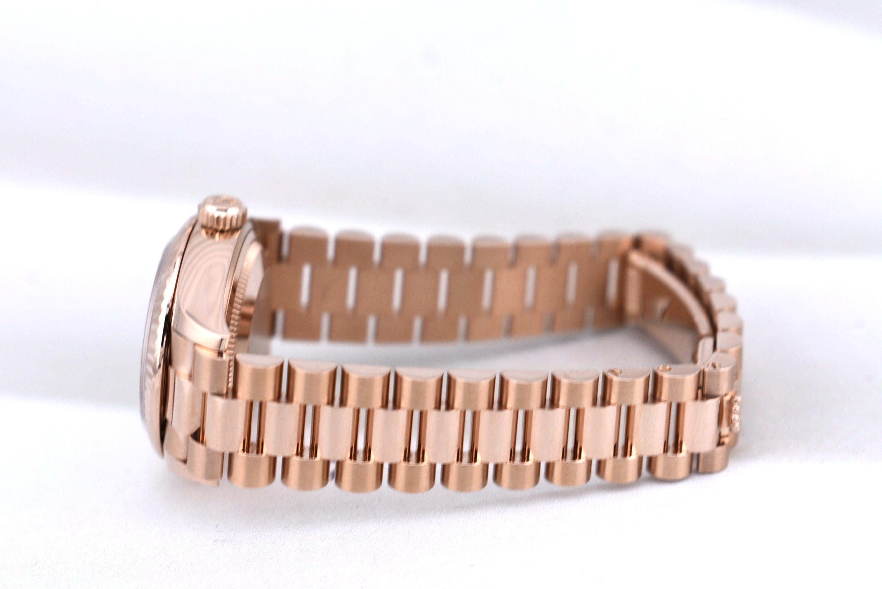 Rolex Lady Datejust Everose Gold Olive Diamond Dial 279175 2022