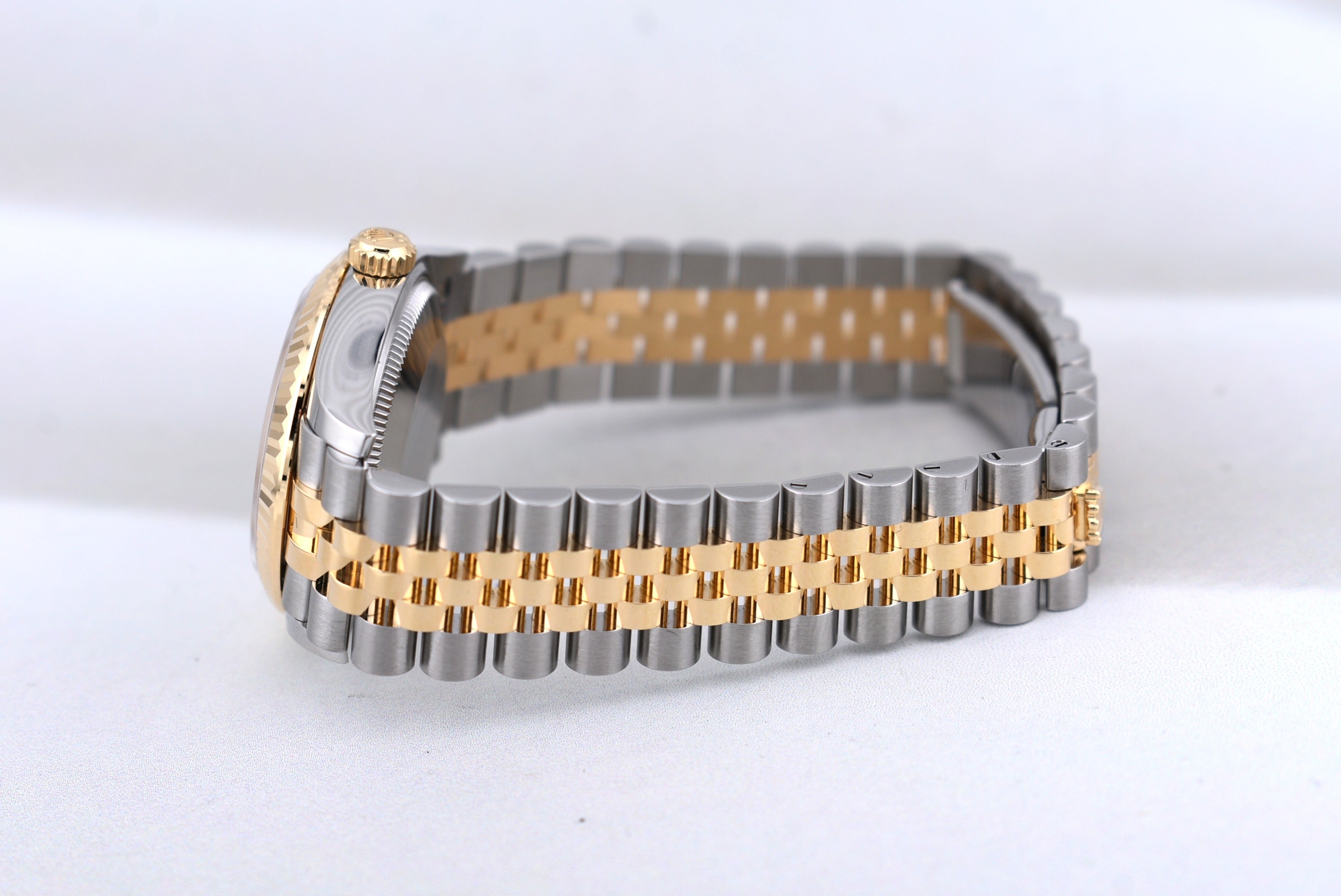 Rolex Datejust 31 Two Tone Yellow Gold Dark Grey Pave VI Dial 278273 2026