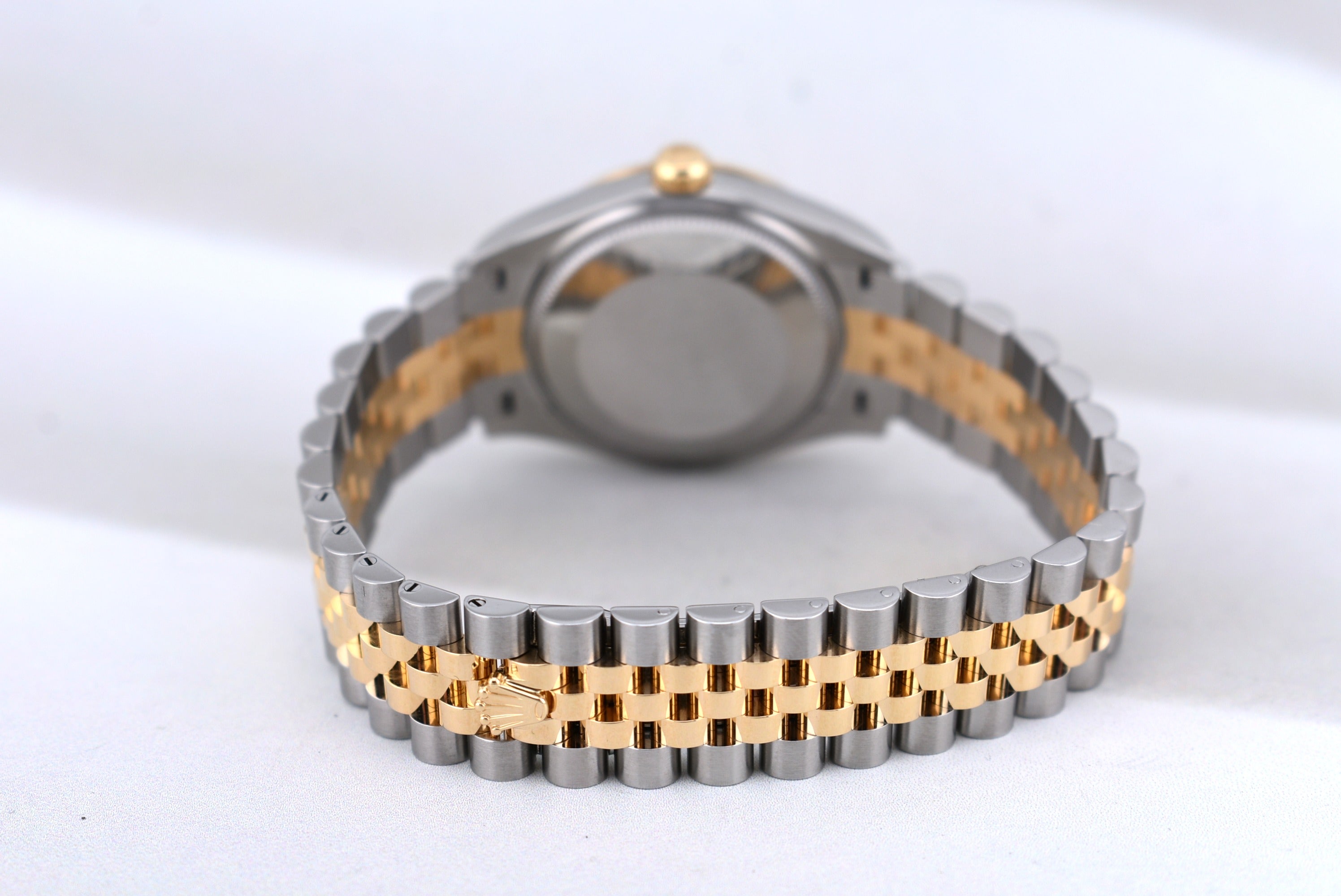 Rolex Datejust 31 Two Tone Yellow Gold Dark Grey Pave VI Dial 278273 2026