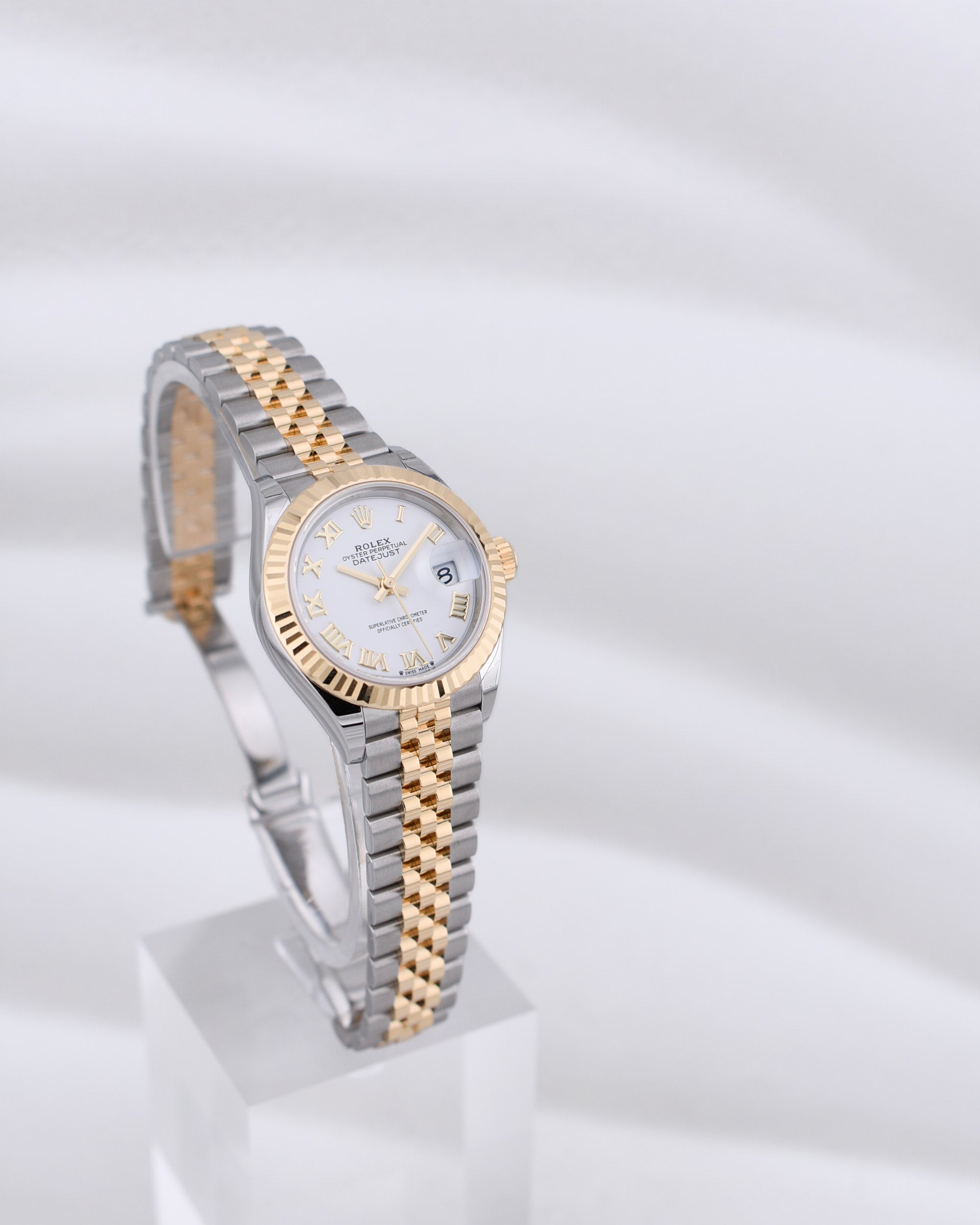 Rolex Lady Datejust 28 Two Tone White Roman Dial 279173 2026