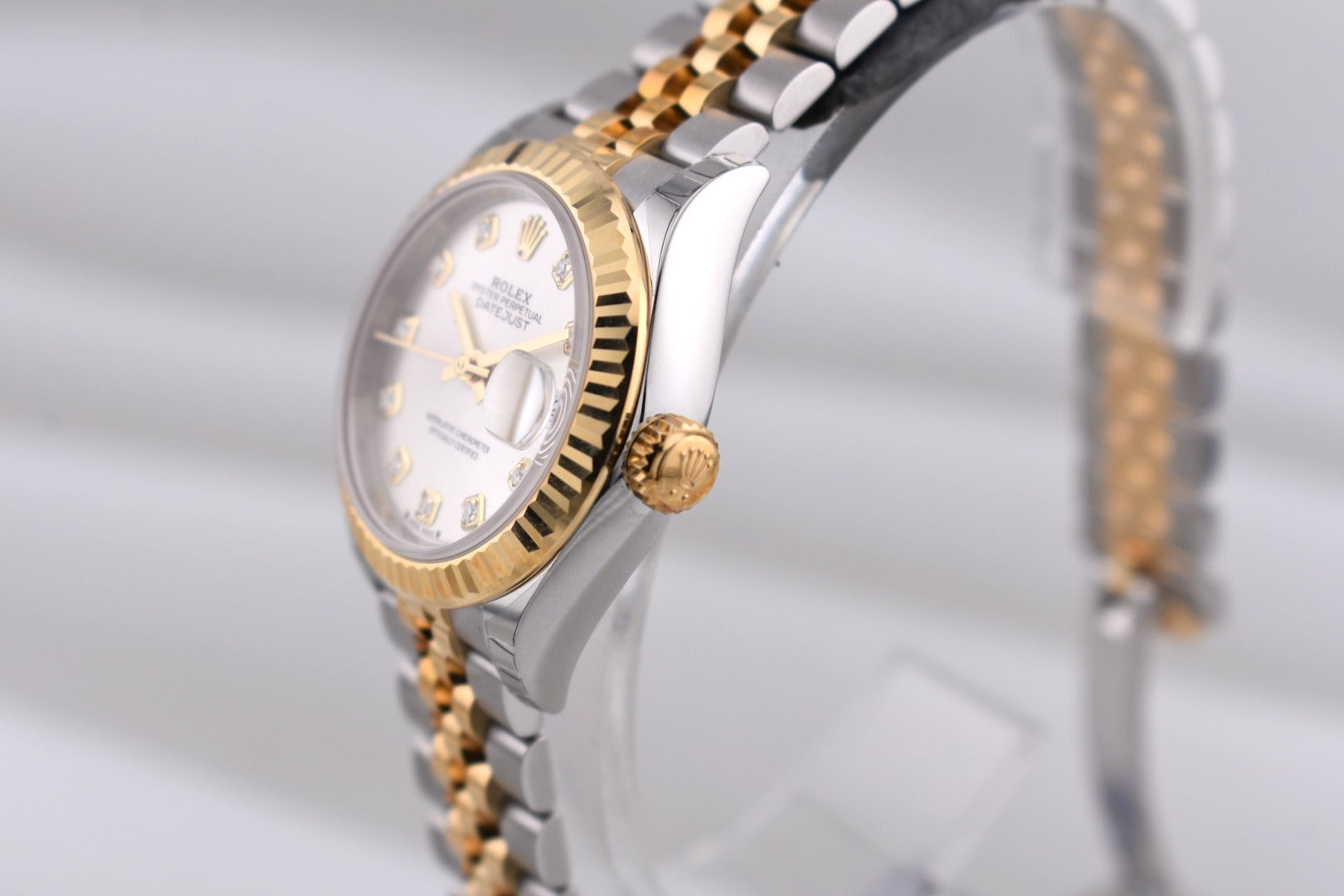 Rolex Lady Datejust 28 Two Tone Silver Diamond Dial 279173 2024