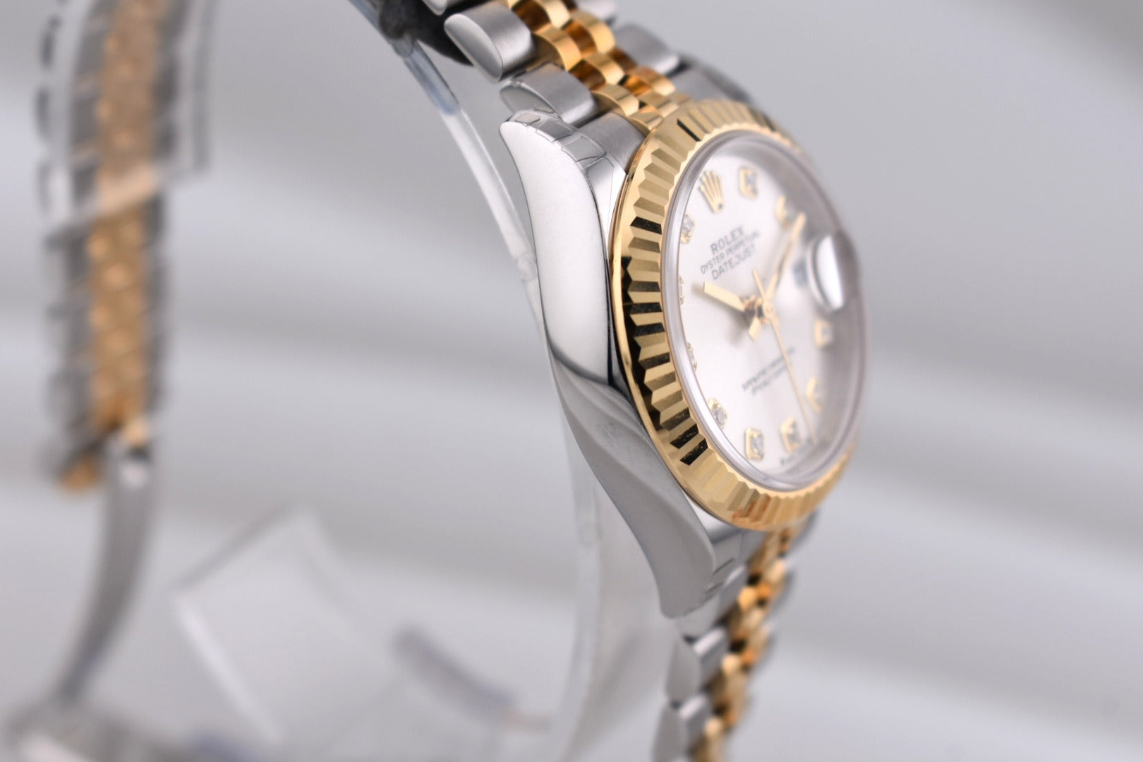 Rolex Lady Datejust 28 Two Tone Silver Diamond Dial 279173 2024