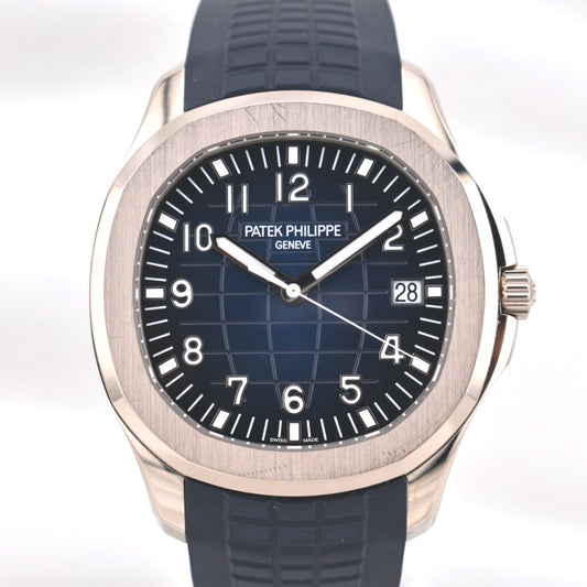 Patek Philippe Aquanaut White Gold Blue Dial 5168G 2023