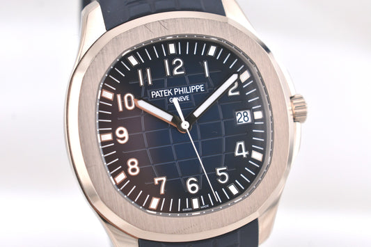 Patek Philippe Aquanaut White Gold Blue Dial 5168G 2023