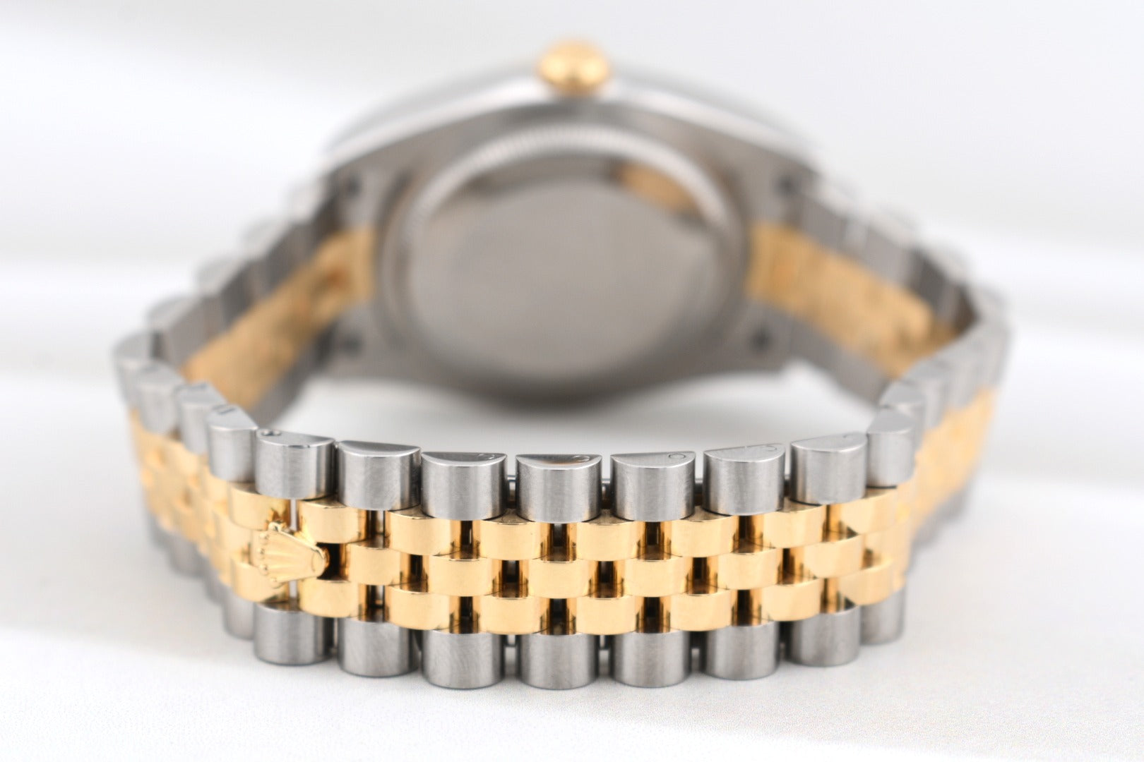 Rolex Datejust 36 Silver Diamond Dial Two Tone Yellow Gold 116233 2016