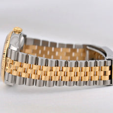 Rolex Datejust 36 Champagne Diamond Dial Two Tone Yellow Gold 126233 2022