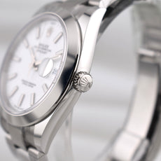 Rolex Datejust 41 White Index Dial Oyster Band 126300 2026